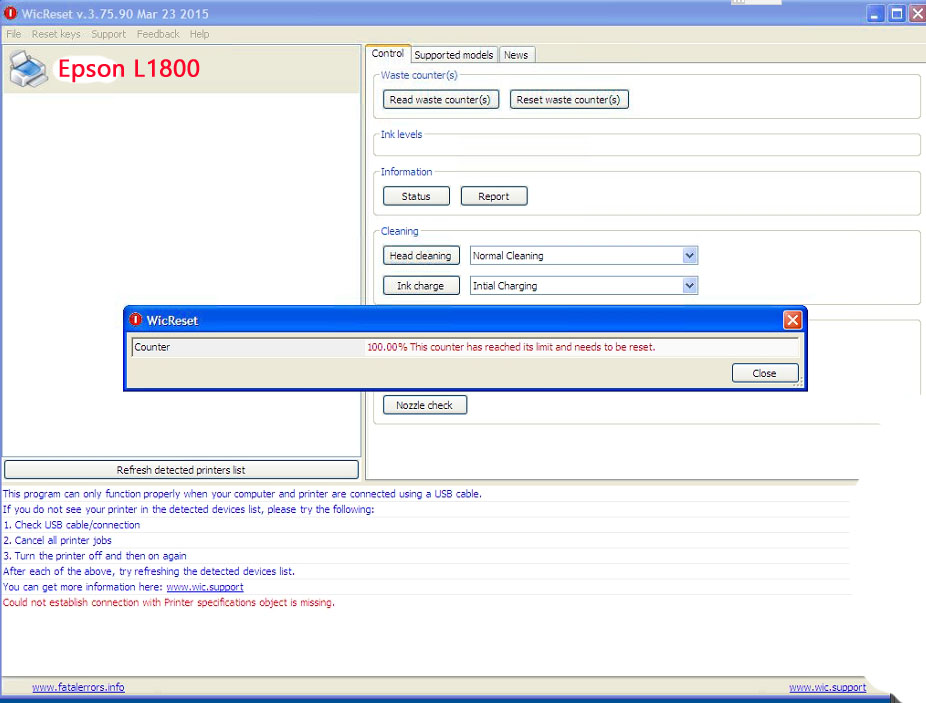 Download Wic Reset Epson L800