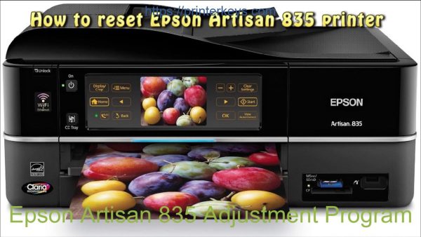 Epson Artisan 835 Adjustment Program