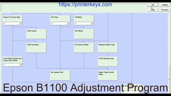 Epson B1100 Adjustment Program