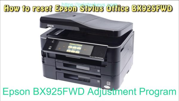 Epson BX925FWD Adjustment Program