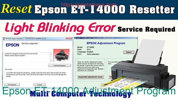 Epson ET-14000 Adjustment Program