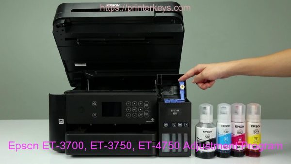 Epson ET-3700, ET-3750, ET-4750 Adjustment Program