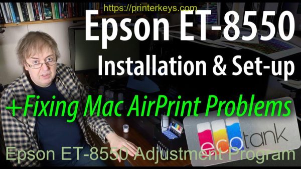 Epson ET-8550 Adjustment Program