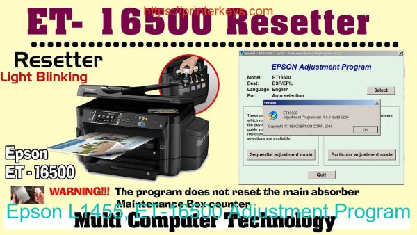 Epson L1455, ET-16500 Adjustment Program