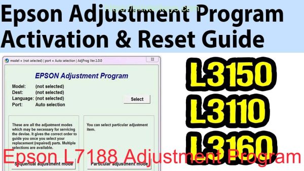 Epson L7188 Adjustment Program