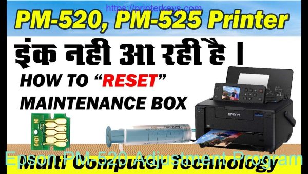 Epson PM-520 Adjustment Program