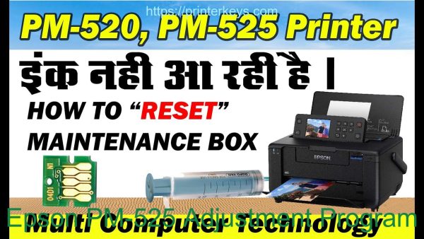 Epson PM-525 Adjustment Program