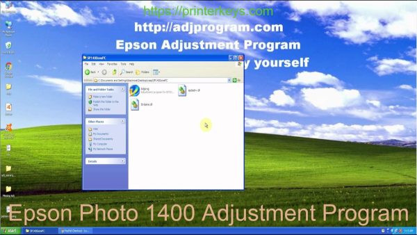 Epson Photo 1400 Adjustment Program