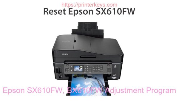 Epson SX610FW, BX610FW Adjustment Program