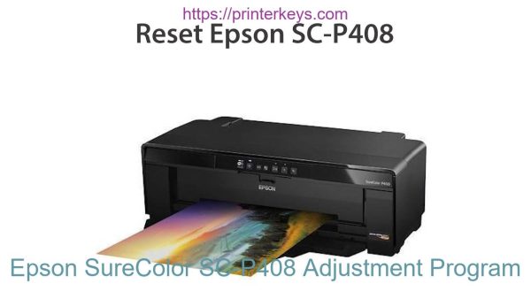 Epson SureColor SC-P408 Adjustment Program