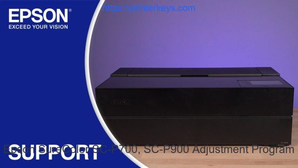 Epson SureColor SC-P700, SC-P900 Adjustment Program