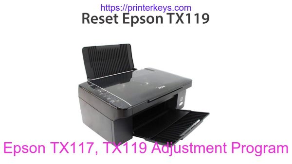 Epson TX117, TX119 Adjustment Program