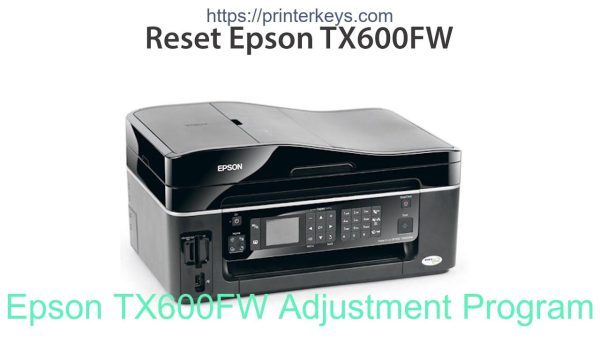 Epson TX600FW Adjustment Program