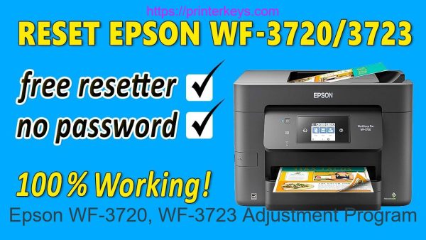 Epson WF-3720, WF-3723 Adjustment Program