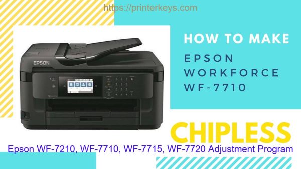 Epson WF-7210, WF-7710, WF-7715, WF-7720 Adjustment Program