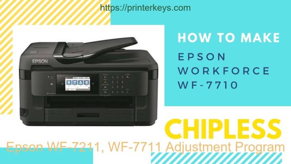 Epson WF-7211, WF-7711 Adjustment Program