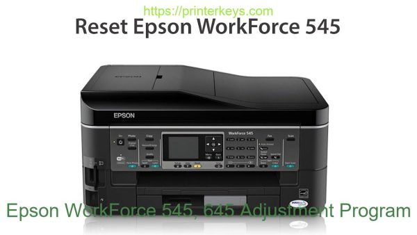 Epson WorkForce 545, 645 Adjustment Program