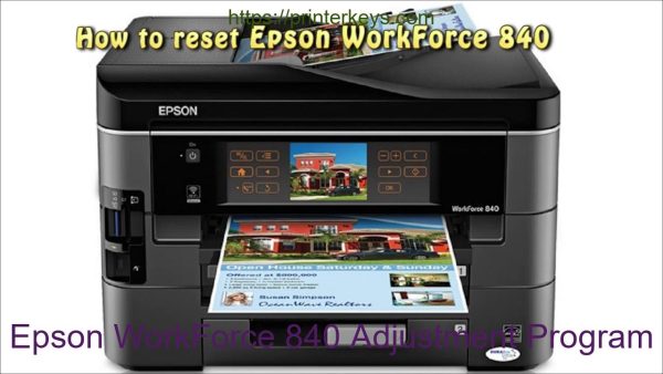 Epson WorkForce 840 Adjustment Program