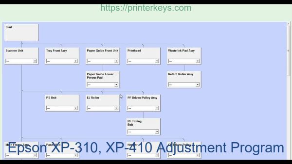 Epson XP-310, XP-410 Adjustment Program