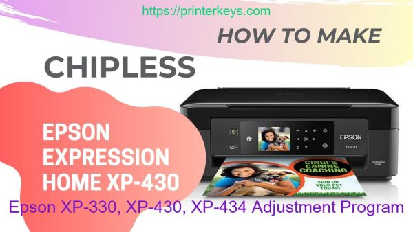 Epson XP-330, XP-430, XP-434 Adjustment Program